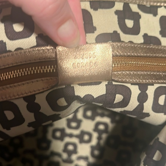 Gucci Canvas Tote Khaki And Gold - Picture 7 of 15